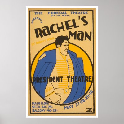 Andrew Jackson Drama 1937 WPA Print by lc_wpa