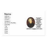 Andrew Jackson Price Of Liberty Price Secure Quote Business Card