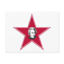 Andrew Jackson Star Postcard