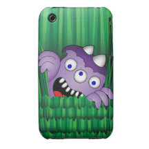 ANDROID grass monster case Case-Mate iPhone 3 Case