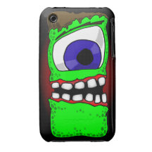 ANDROID monster case 2 iPhone 3 Case-Mate Case