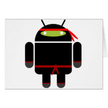 Android Ninja Greeting Cards