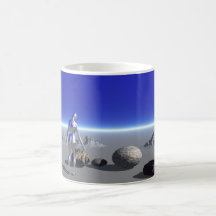 Android on the Blue Planet Coffee Mugs