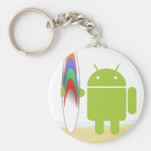Android Surfer Key Chain