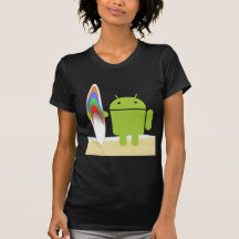Android Surfer T Shirts