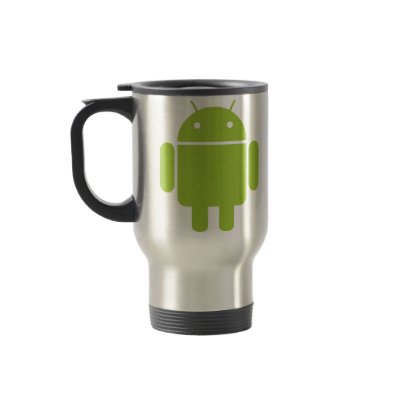 Android Travel Mug by djtachyon