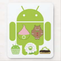 Android Versions Mouse Pad