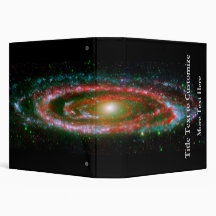 Andromeda Galaxy 3 Ring Binders