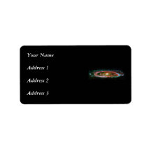 Andromeda Galaxy Address Label