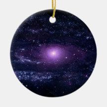 Andromeda Ultraviolet Christmas Ornament