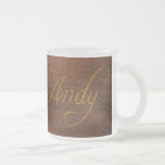ANDY Nom-A stigmatisé la tasse potable de cadeau