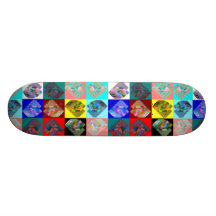 Andy Warlong-Haul CabOver The LookingGlass Rainbow Skateboard Decks