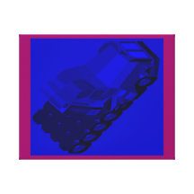 Andy Warlong-Haul Space Truckin Conventional Cabs Gallery Wrapped Canvas