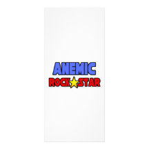 Anemic Rock Star Rack Card Design