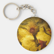 Anemone And Starfish Keychain
