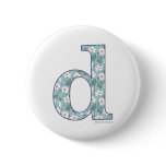 Anemone Flower D Pinback Buttons