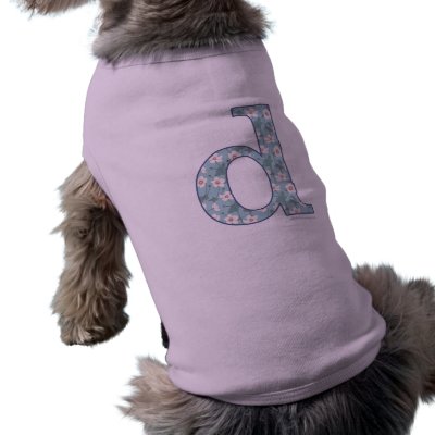 Anemone Flower D Dog Tee by Alphabet_Tees