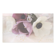 anemones and eyelet business card template