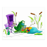 Anesthesia Doctor Frog Post Card