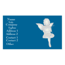 Ange bleu modèles de cartes de visite