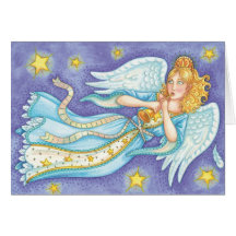 Ange céleste cartes de vœux