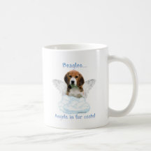 Ange de beagle mug
