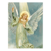 Ange de Noël Carte Postale