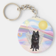 Ange de Schipperke Porte-clefs
