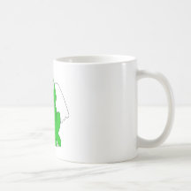 Ange de sourire idiot de grenouille tasse à café