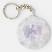 Ange doux de lumière porte-clef