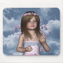 Ange féerique Bruyère Mousepad Tapis De Souris