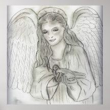 Ange paisible affiches