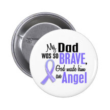 Angel 1 Dad Stomach Cancer Pins