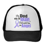 Angel 1 Dad Stomach Cancer Trucker Hats