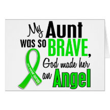 Angel 1 Muscular Dystrophy Aunt Greeting Card