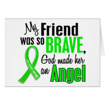 Angel 1 Muscular Dystrophy Friend (Female) Greeting Cards