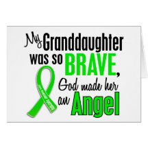 Angel 1 Muscular Dystrophy Granddaughter Greeting Cards