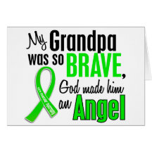 Angel 1 Muscular Dystrophy Grandpa Greeting Card