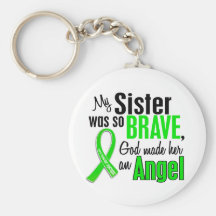 Angel 1 Muscular Dystrophy Sister Keychain