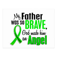 Angel 1 Non-Hodgkin's Lymphoma Father Postcard