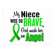 Angel 1 Non-Hodgkin's Lymphoma Niece Post Card