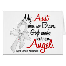 Angel 2 Aunt Lung Cancer Card