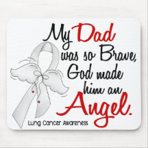Angel 2 Dad Lung Cancer Mouse Pads