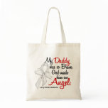 Angel 2 Daddy Lung Cancer Canvas Bags