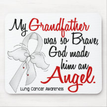 Angel 2 Grandfather Lung Cancer Mouse Pads