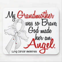 Angel 2 Grandmother Lung Cancer Mouse Pads