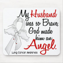 Angel 2 Husband Lung Cancer Mouse Pad