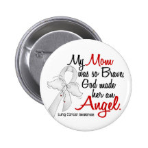 Angel 2 Mom Lung Cancer Pin
