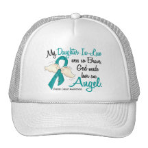 Angel 2 Ovarian Cancer Daughter-In-Law Mesh Hats