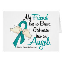 Angel 2 Ovarian Cancer Friend Cards